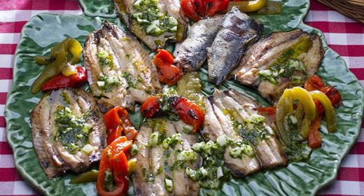 recipe image Filetes de sardinha na brasa
