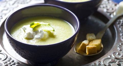 recipe image Sopa de courgette com alho francês e nabo