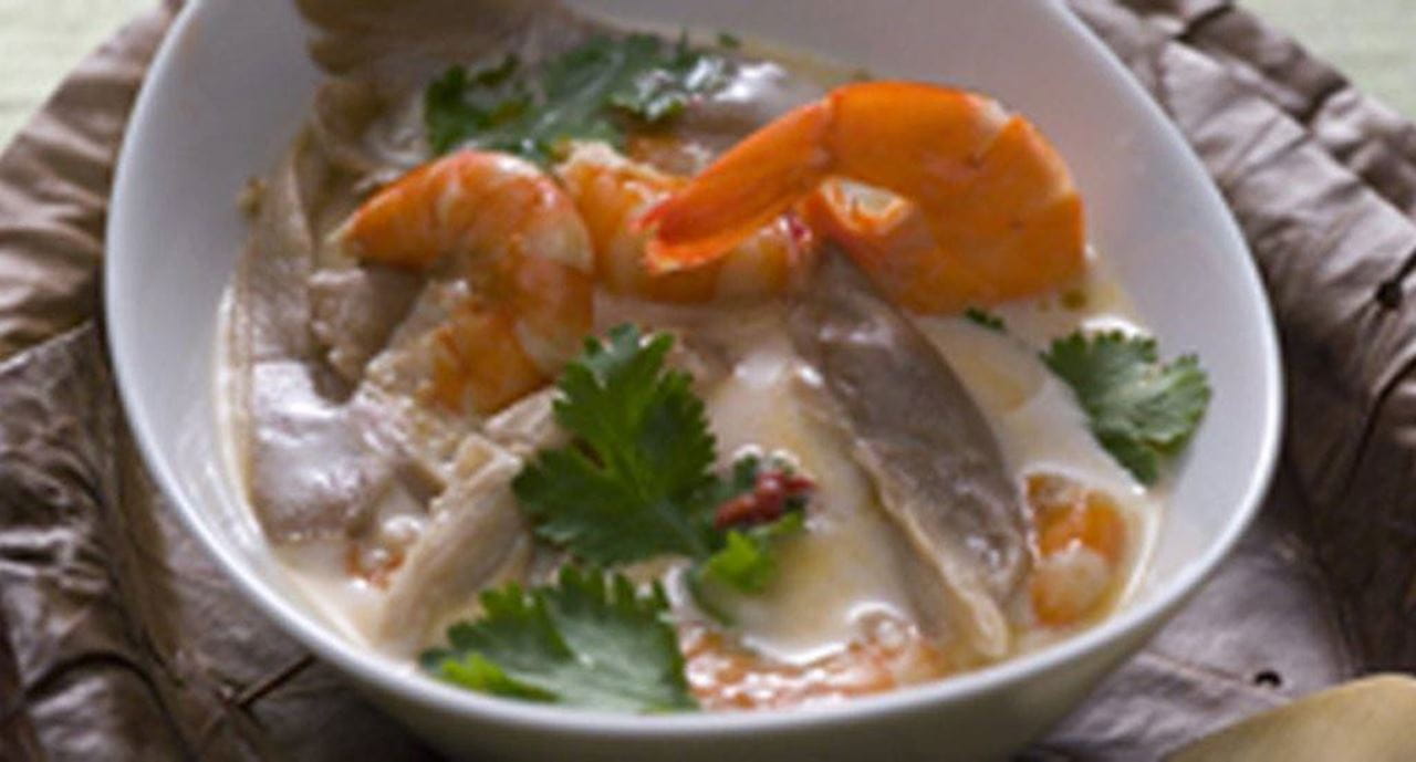 recipe image Camarão e peixe espada com maionese