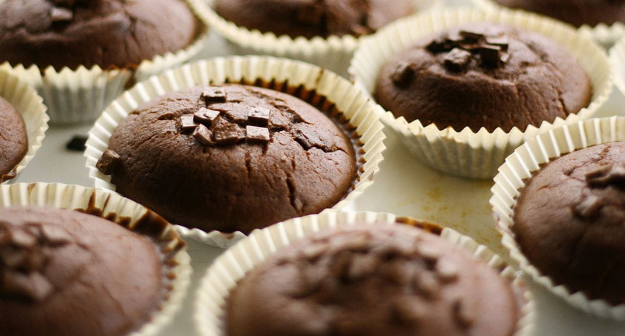 recipe image Queques de Chocolate com gelado Carte D’Or Mascarpone