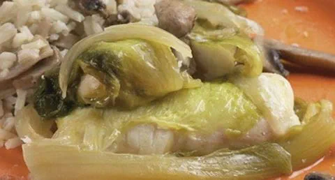 recipe image Medalhões de Pescada em Robe de Alface