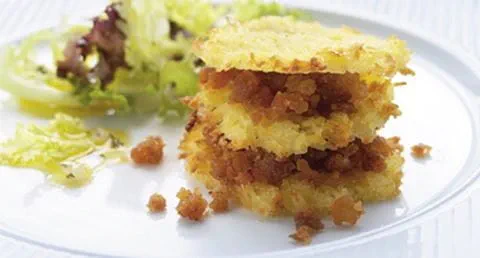 recipe image Mil folhas de arroz basmati com recheio de farinheira