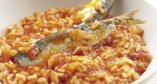 recipe image Arroz malandrinho de sardinhas e tomate