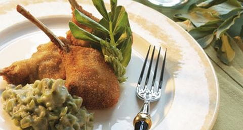 recipe image Costeletas de Borrego em Capote