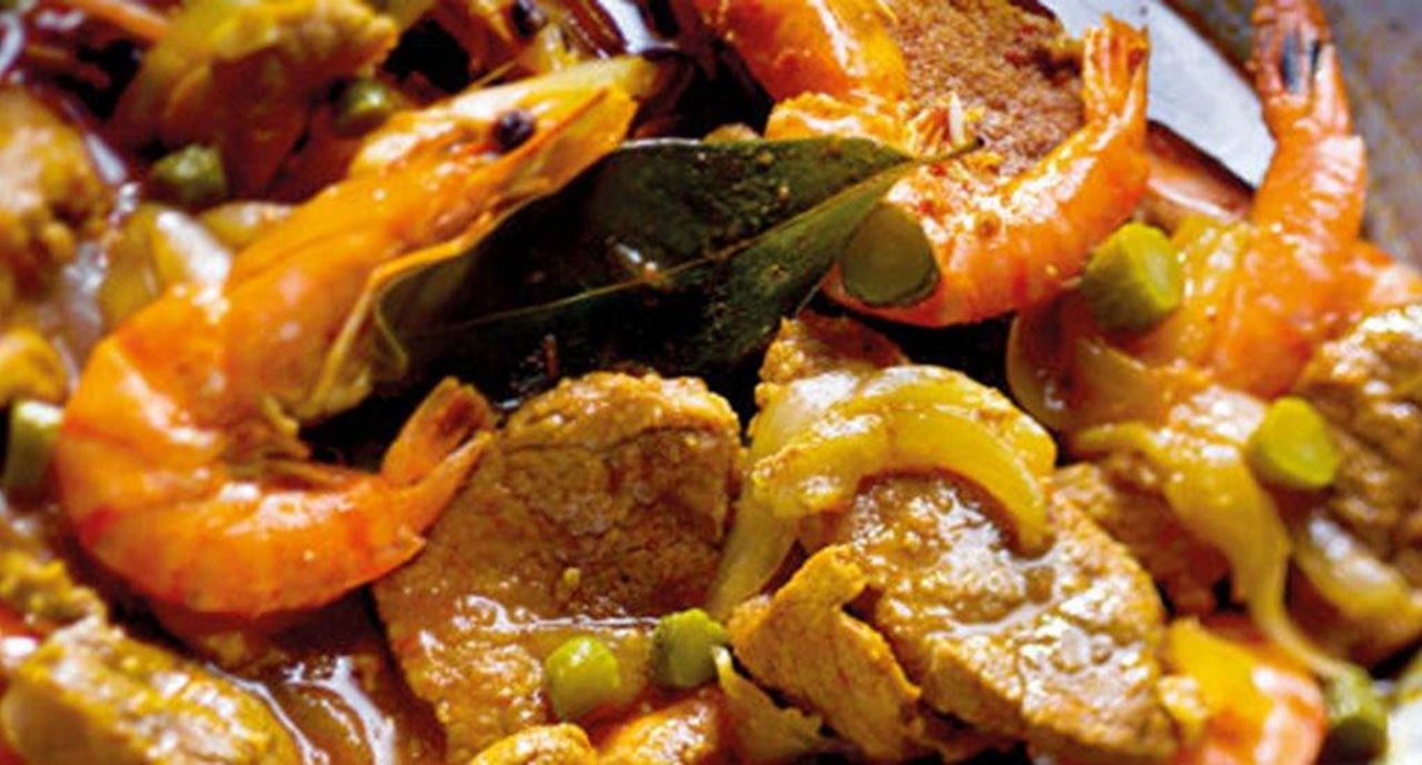 recipe image Lombinhos de porco na cataplana com camarão