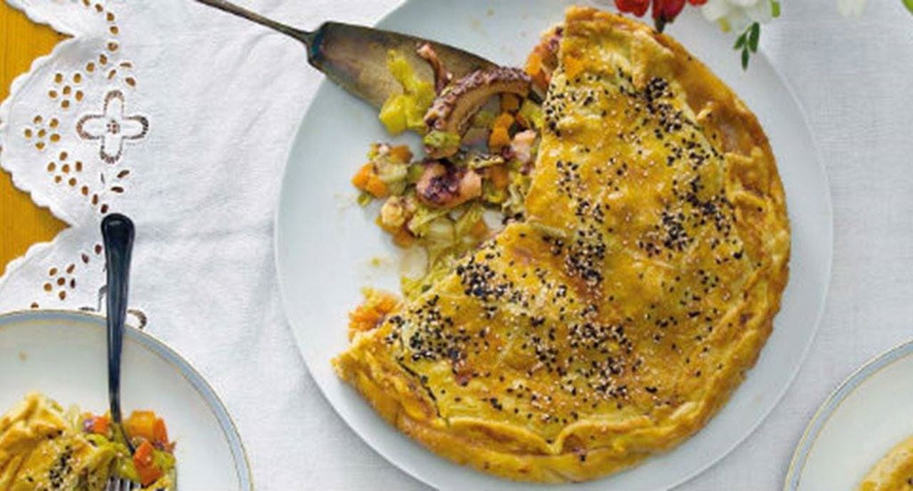 recipe image Empada de polvo com legumes