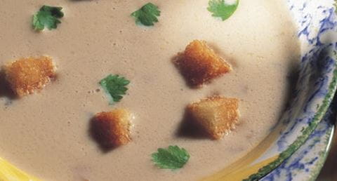 recipe image Creme de Cogumelos com Presunto