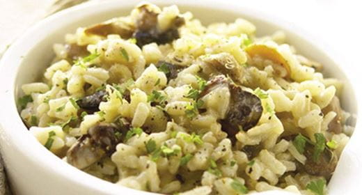 recipe image Risotto de cogumelos selvagens