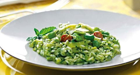 recipe image Risotto de favas com ervas aromáticas
