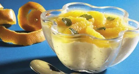 recipe image Arroz Doce de Amêndoas e Geleia de Laranja