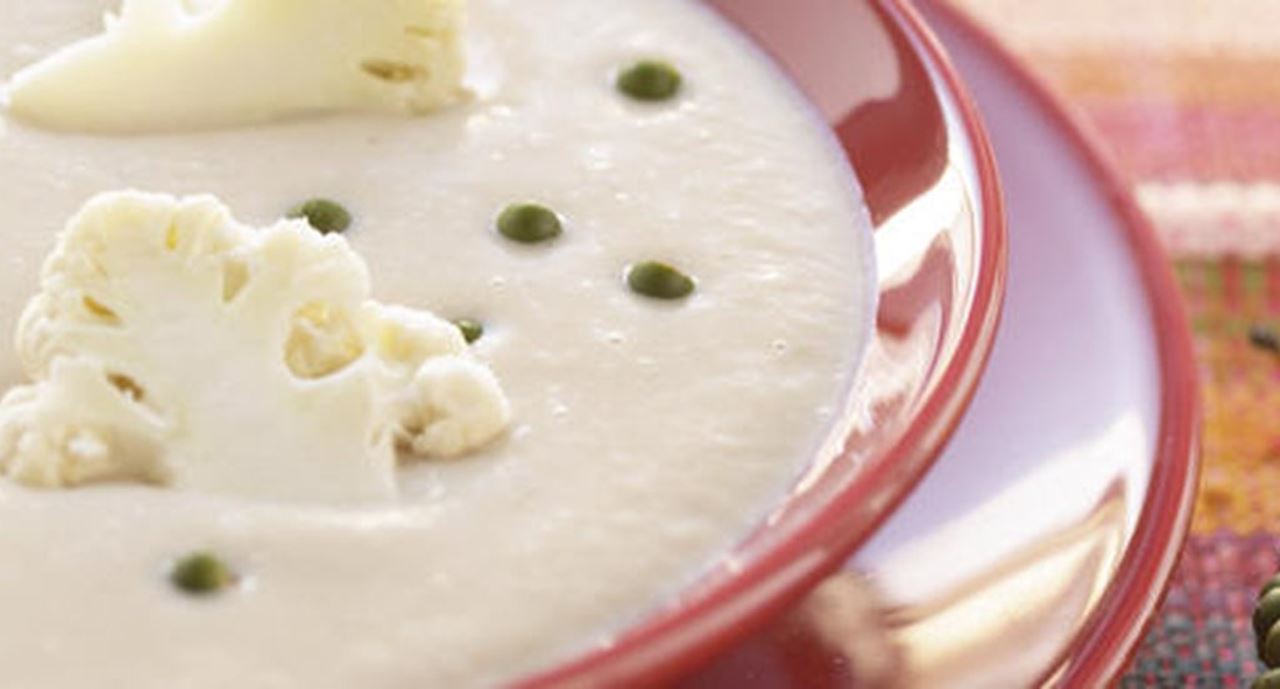 recipe image Creme de Castanhas com Alho Francês e Couve-Flor