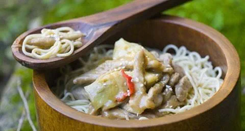 recipe image Porco no wok com laranja