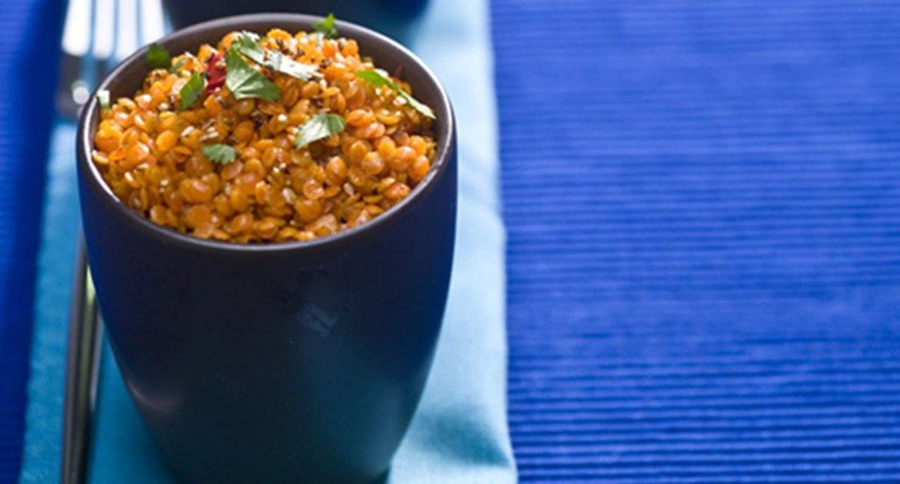 recipe image Lentilhas vermelhas com caril