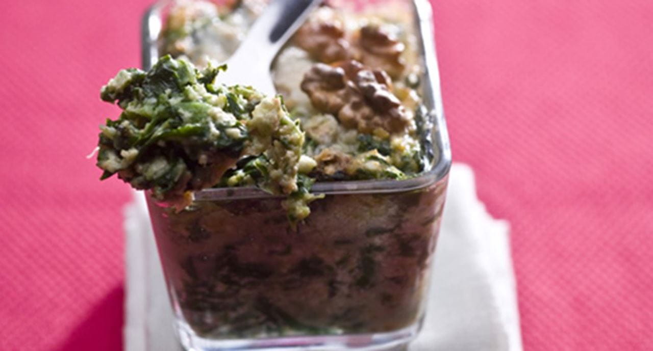 recipe image Flan de espinafres com requeijão