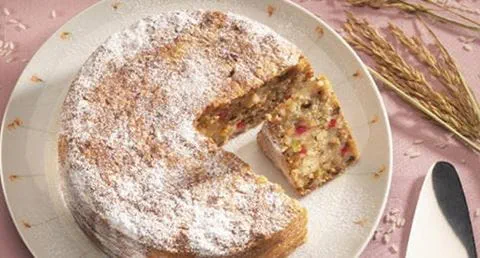 recipe image Bolo de Arroz com Frutas