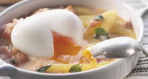 recipe image Ovos com Manga e Coco