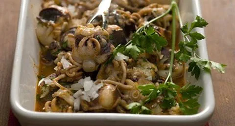 recipe image Choquinhos na grelha