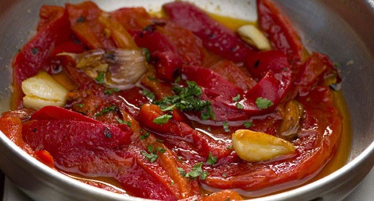 recipe image Salada de pimentos vermelhos