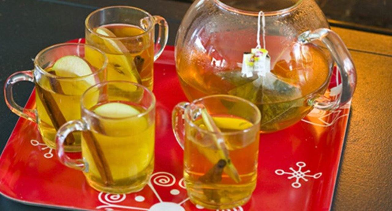 recipe image Chá branco com maçã