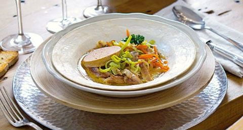 recipe image Canja seca de aves com foie gras