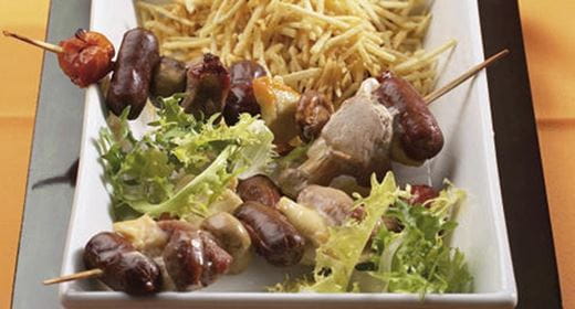 recipe image Mini Espetadas de Carnes