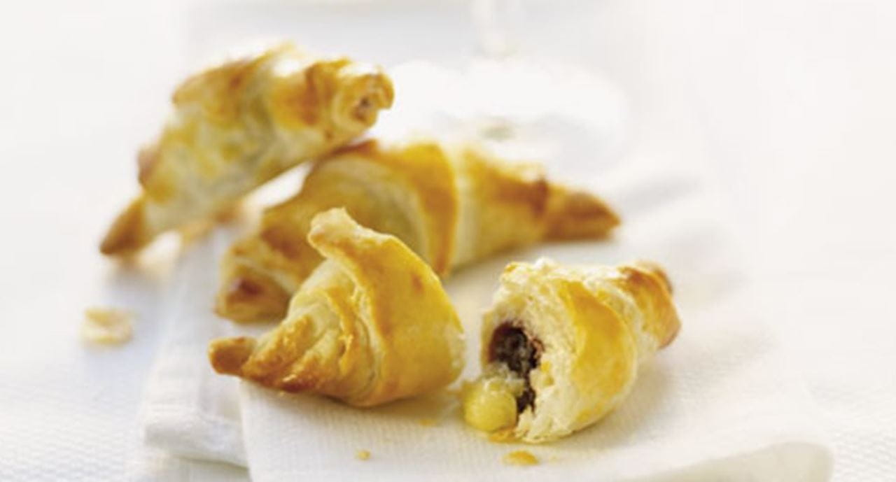 recipe image Minicroissants folhados