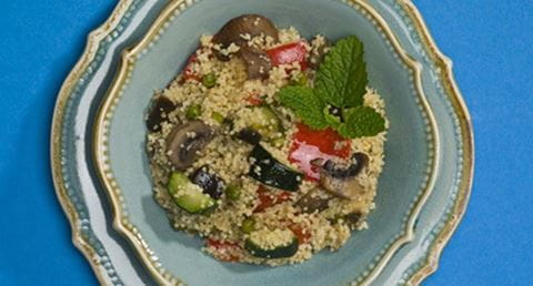 recipe image Salada de couscous com vegetais