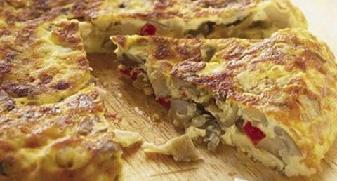 recipe image Tortilha de cogumelos