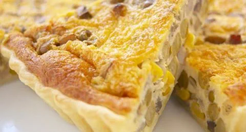 recipe image Quiche de fiambre com legumes