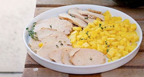 recipe image Peito de peru estufado com especiarias