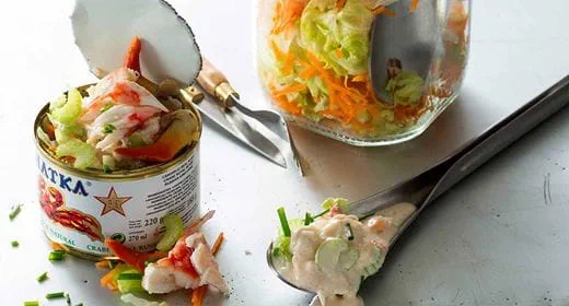 recipe image Salada de caranguejo