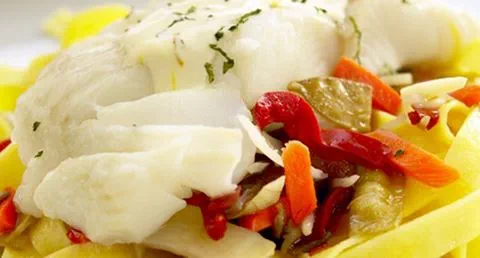 recipe image Tranches de pregado ao vapor de chá aromático