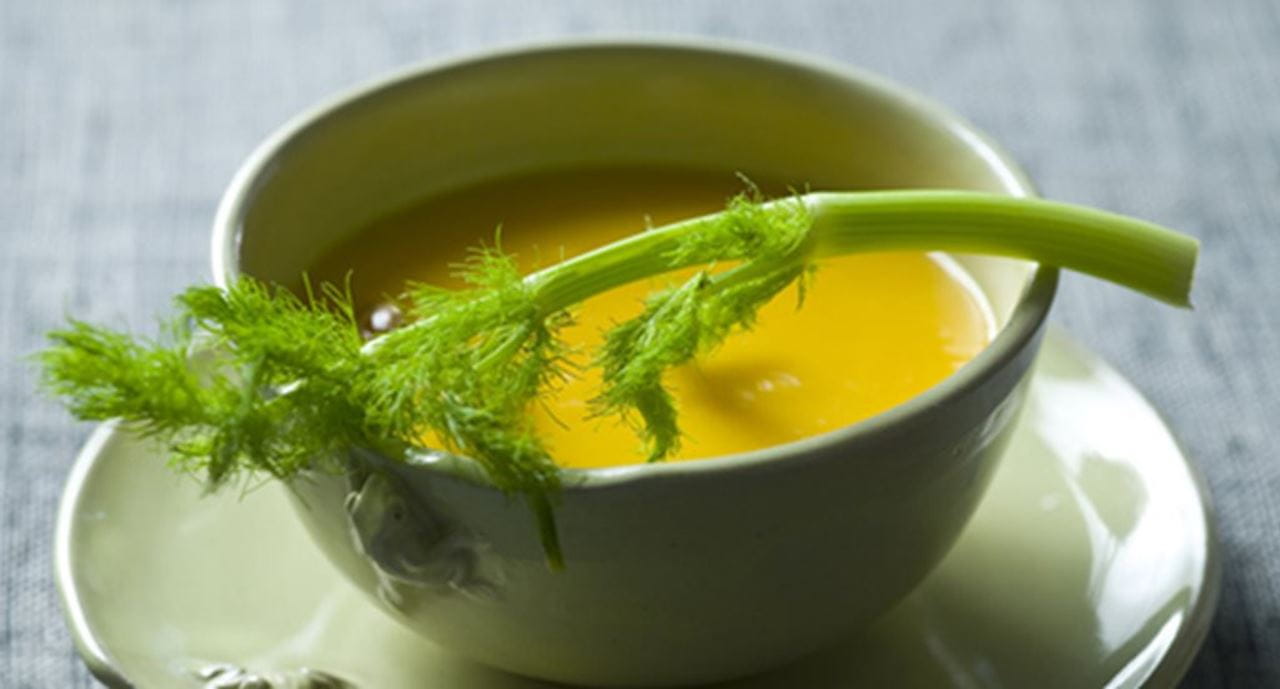 recipe image Sopa de abóbora butternut com funcho