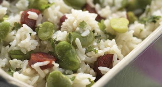 recipe image Arroz de Favas