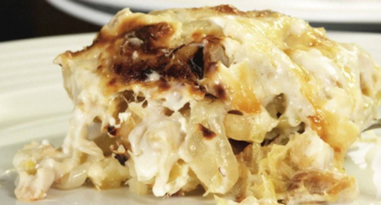 recipe image Bacalhau de forno com alho francês