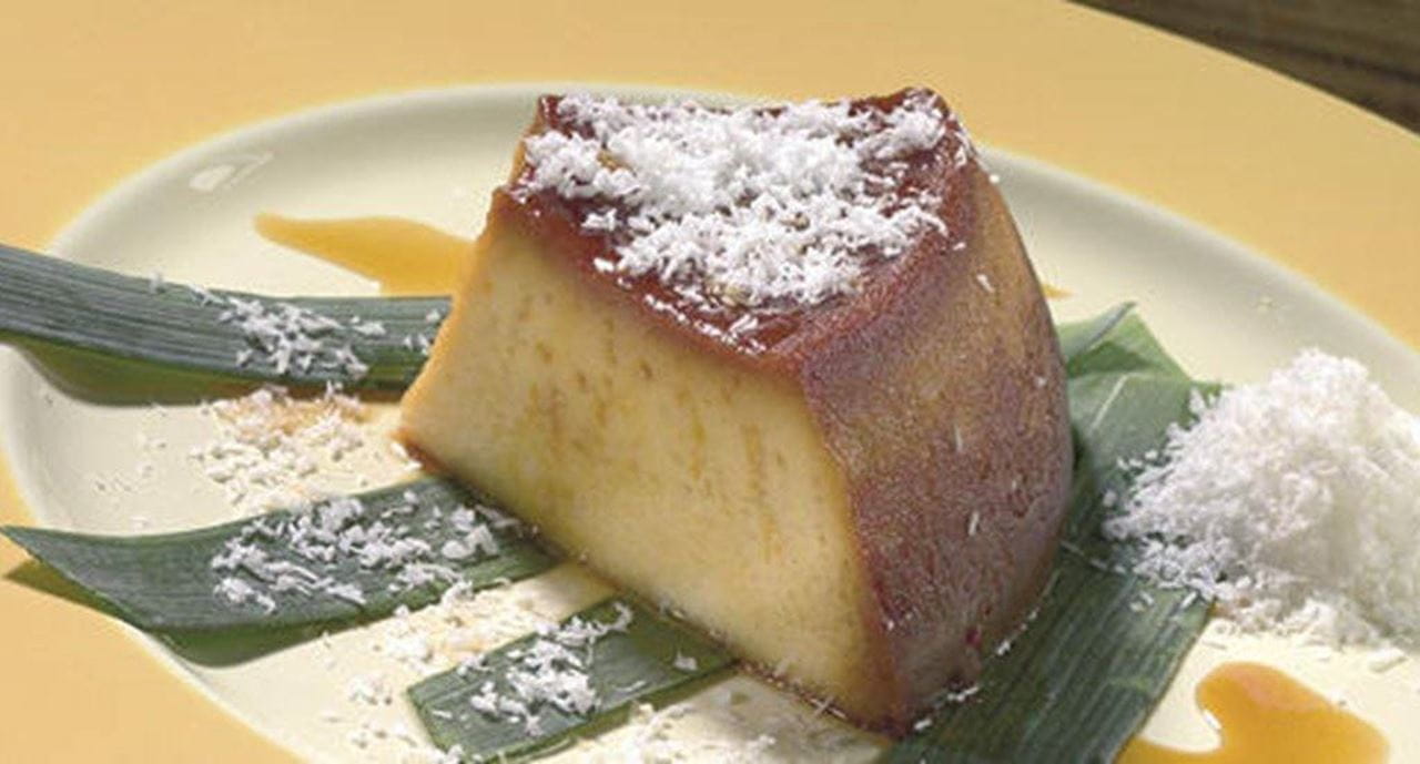 recipe image Pudim Flan de Coco à Tailandesa