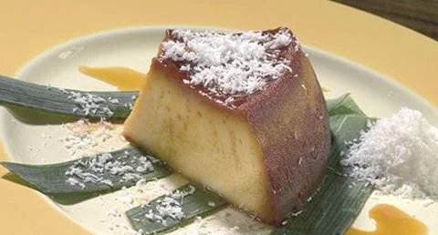 recipe image Pudim Flan de Coco à Tailandesa
