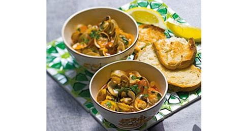 recipe image Berbigão de cebolada