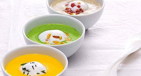recipe image Trio de capuccinos vegetais