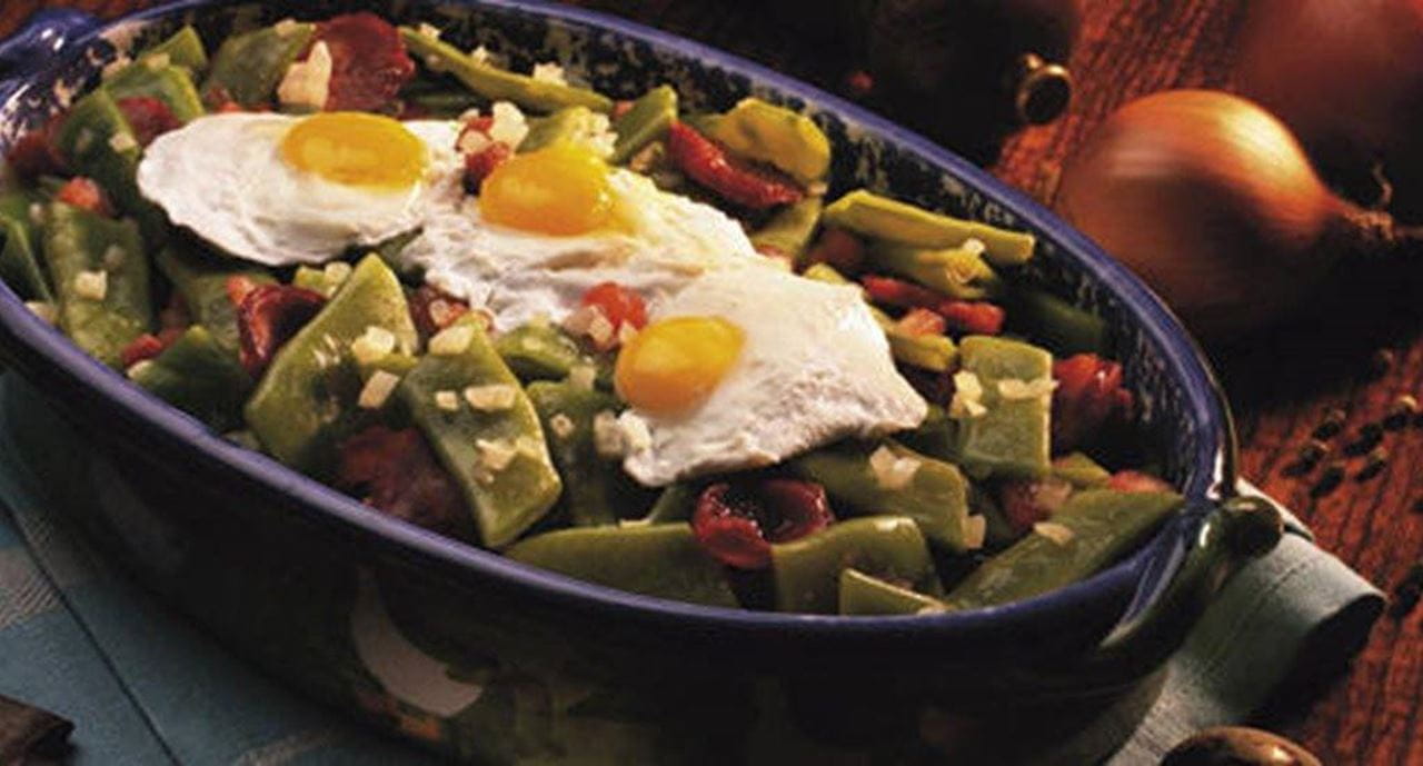 recipe image Feijão Verde com Ovos de Codorniz