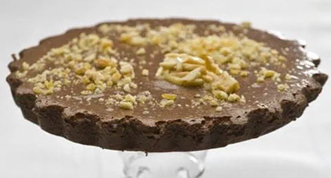 recipe image Tarte de brigadeiro com nougat de amendoa