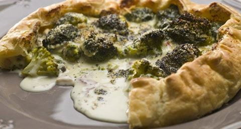 recipe image Tarte folhada de brócolos