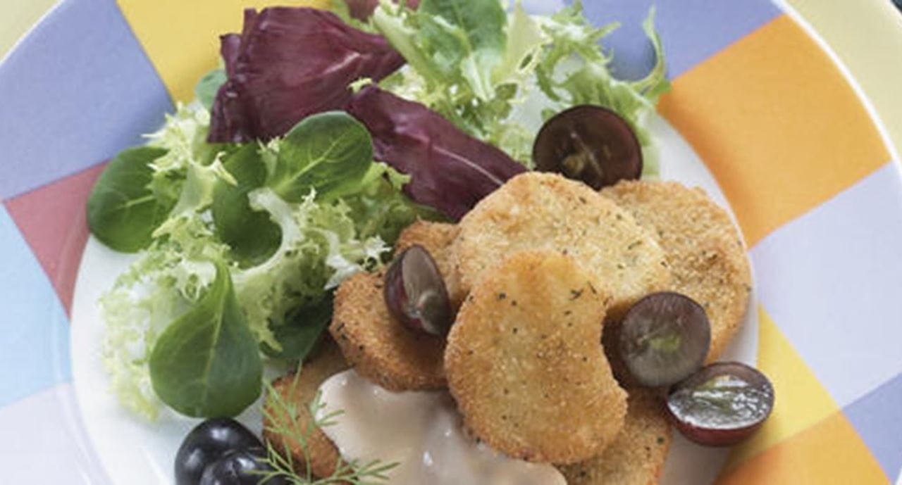 recipe image Aneis de Lagosta com Salada de Outono