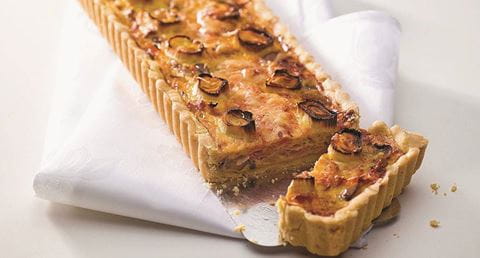 recipe image Tarte de fiambre com alho francês