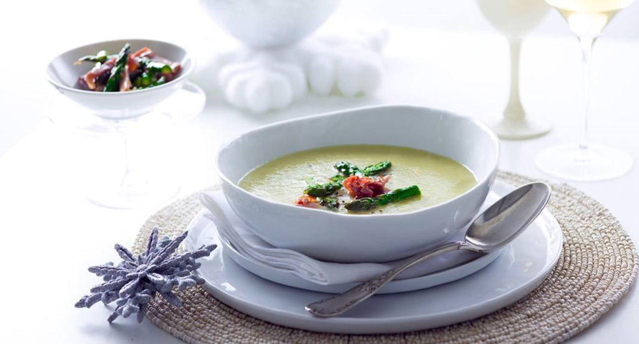 recipe image Creme de espargos e couve-flor