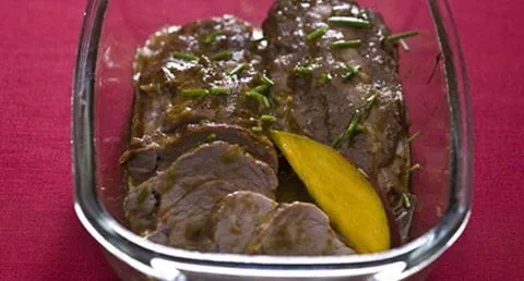 recipe image Lombinhos de porco com molho de manga