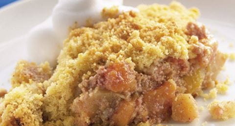 recipe image Crumble de ameixas e maçãs