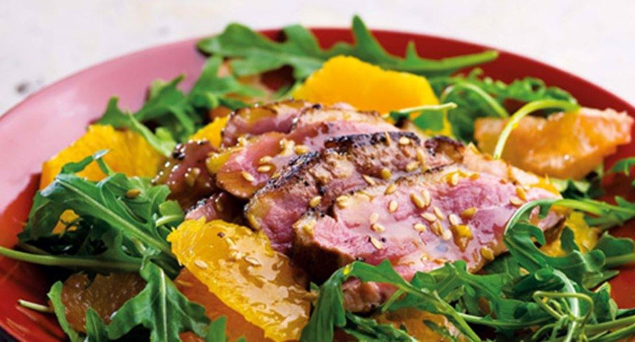 recipe image Salada de peito de pato com citrinos