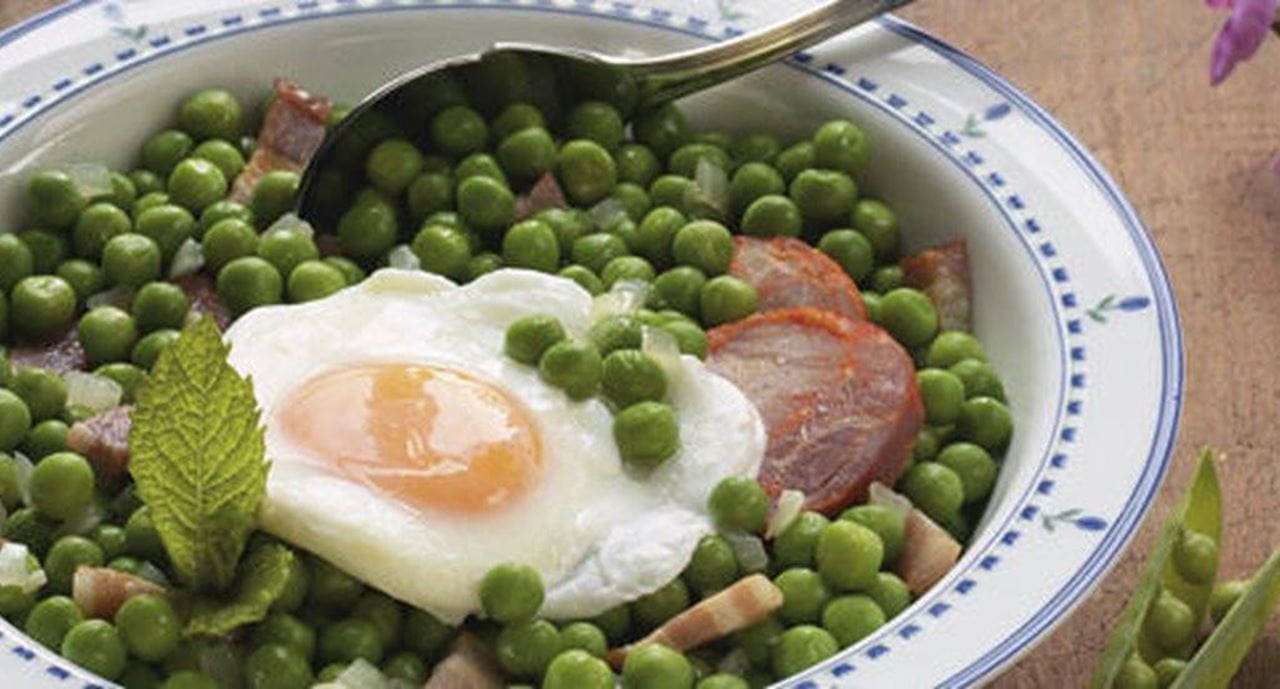 recipe image Ervilhas com Ovos