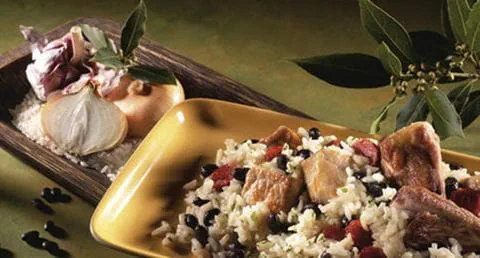 recipe image Arroz de Carne com Feijão Preto